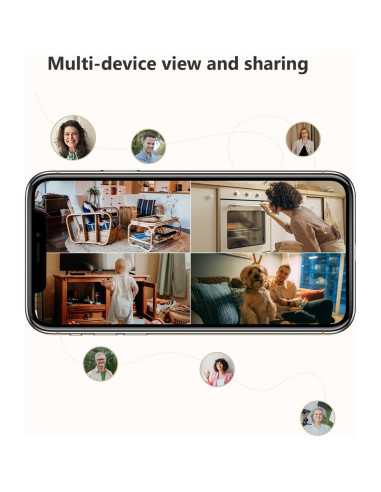 Cámara de Seguridad WiFi IMOU 2K Interior con Detección AI
