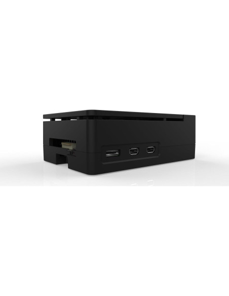 Funda para Raspberry Pi 5 iUniker con Ventilador y Disipador Negro Funda para Raspberry Pi 5 iUniker con Ventilador y Disipador Negro