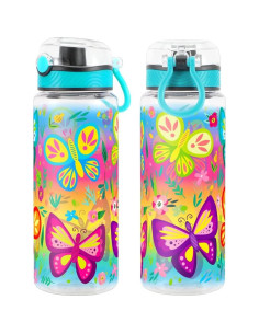 Botella de Agua Reutilizable Home Tune Mariposa 680ml A Prueba de Fugas 2