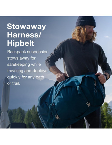 Mochila de viaje Osprey Fairview 40L para mujeres negra