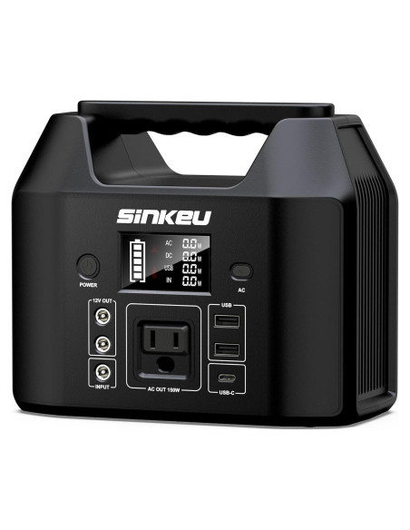 Estación de Energía Portátil SinKeu E150 122.8Wh 150W AC Estación de Energía Portátil SinKeu E150 122.8Wh 150W AC