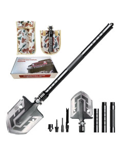 Pala de Camping Gold Armour Plegable Multifuncional 0.88kg