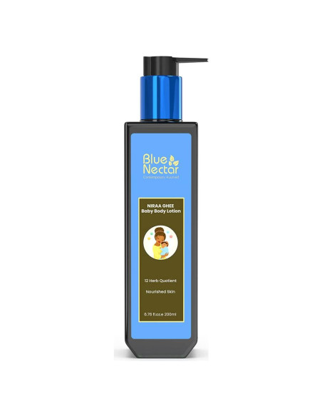 Loción Corporal para Bebés Blue Nectar con Ghee 200 ml Loción Corporal para Bebés Blue Nectar con Ghee 200 ml