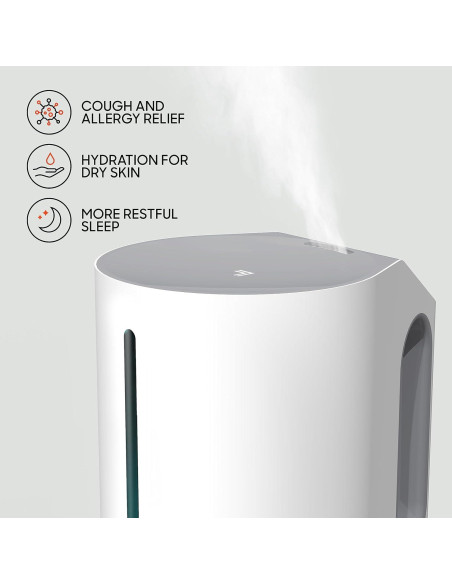 Humidificador Ultrasónico Sharper Image MIST 8 2.46L Blanco Humidificador Ultrasónico Sharper Image MIST 8 2.46L Blanco