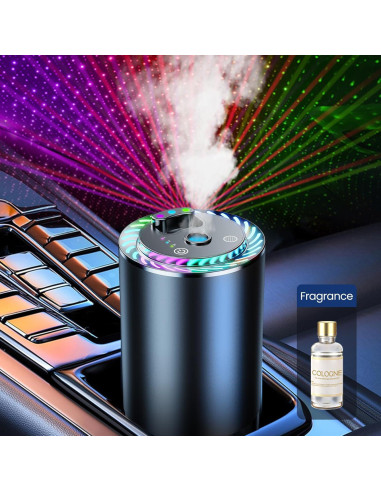 Difusor de Auto Inteligente Toretark 50ml con Luz Estrellada