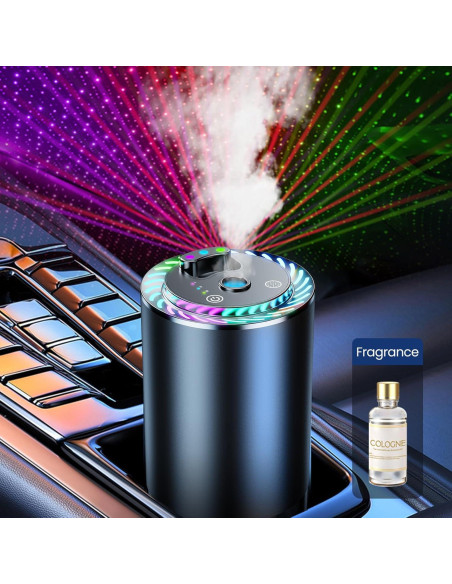 Difusor de Auto Inteligente Toretark 50ml con Luz Estrellada Difusor de Auto Inteligente Toretark 50ml con Luz Estrellada