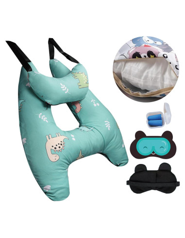 Almohada de Viaje Tumahe H para Niños y Adultos - Lavable
