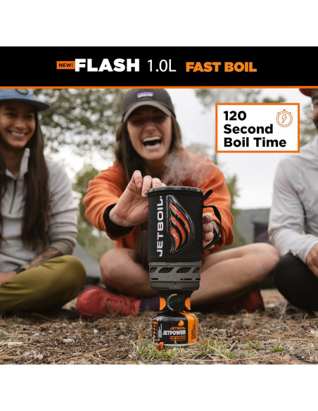 Estufa Portátil Jetboil Flash 1.0L para Camping - Hervido Rápido Estufa Portátil Jetboil Flash 1.0L para Camping - Hervido Rápido