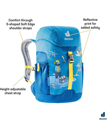 Mochila Infantil Deuter Schmusebar 8L Azure-Lapis Mochila Infantil Deuter Schmusebar 8L Azure-Lapis