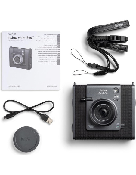 Cámara Instantánea Fujifilm INSTAX Wide EVO 2-en-1 con Lentes Cámara Instantánea Fujifilm INSTAX Wide EVO 2-en-1 con Lentes