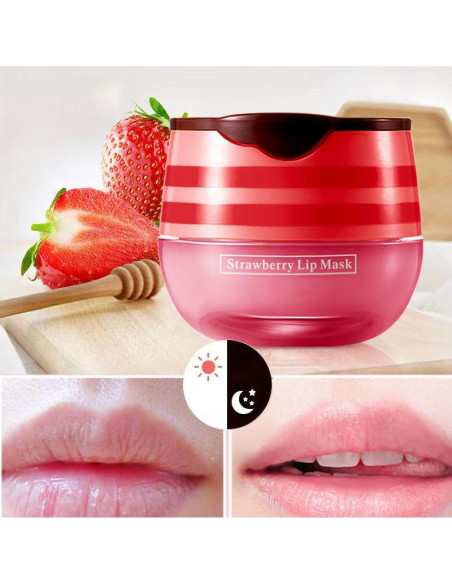 Bálsamo Labial de Abeja Ginaday Miel y Fresa Hidratante 82g Bálsamo Labial de Abeja Ginaday Miel y Fresa Hidratante 82g
