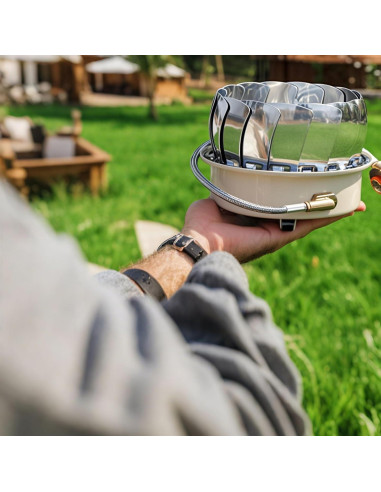 Estufa de Camping Aoglenic Lotus Plegable 2800W a Prueba de Viento
