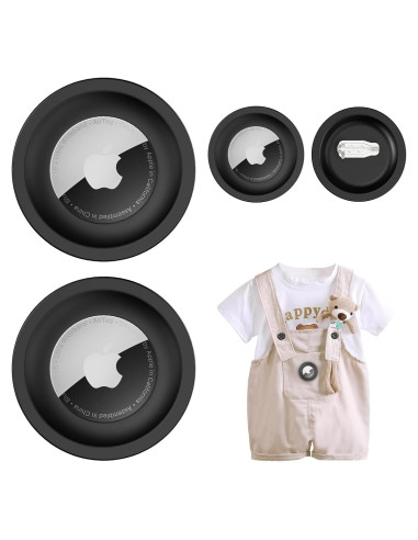 Soporte Oculto para AirTag Apple - Funda Silicona Niños 2 Unidades