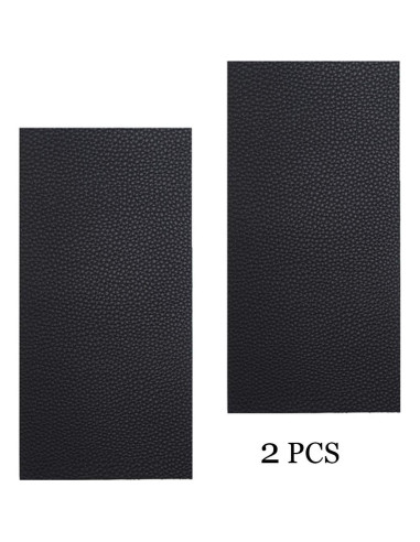 Kit de Reparación de Cuero Vowcarol 2 Piezas Negro para Sofás y Coches