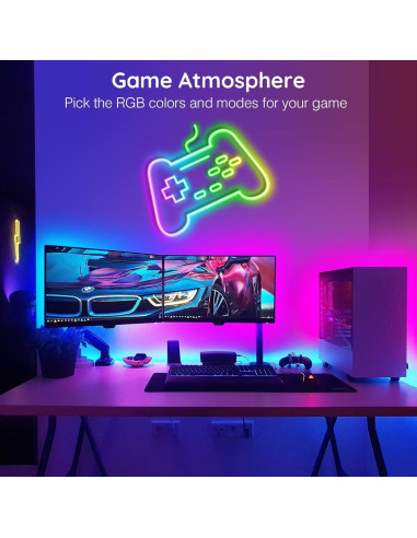 Tira de Neón LED 5 metros LETIANPAI RGB Control Remoto IP65