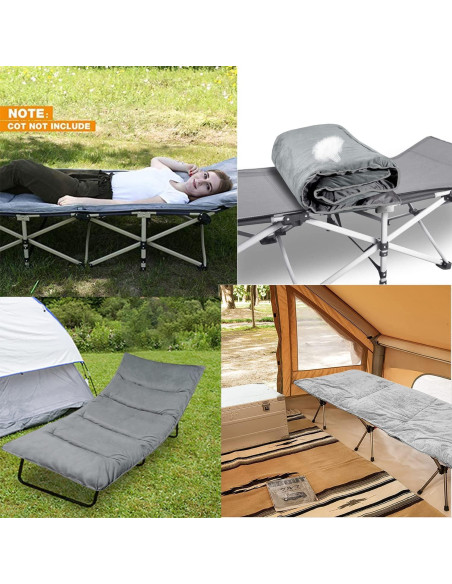 Almohadilla de Camping LITA XL 190.5x71.1 cm Algodón Suave Almohadilla de Camping LITA XL 190.5x71.1 cm Algodón Suave