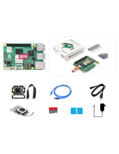 Kit de IA Waveshare PI5-8GB para Raspberry Pi 5 - 9 Piezas