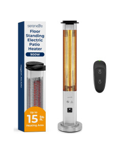 Calentador Eléctrico de Patio SereneLife 900W IP65 Portátil