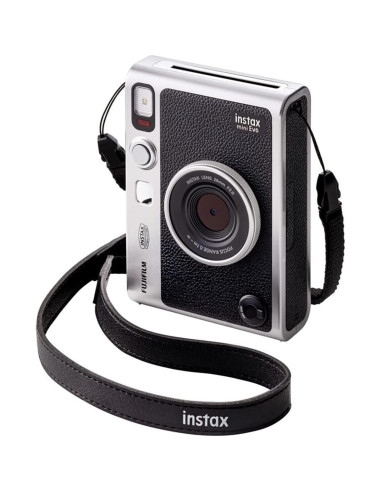 Cámara Instantánea Híbrida Fujifilm Instax Mini EVO Negra + 20 Hojas