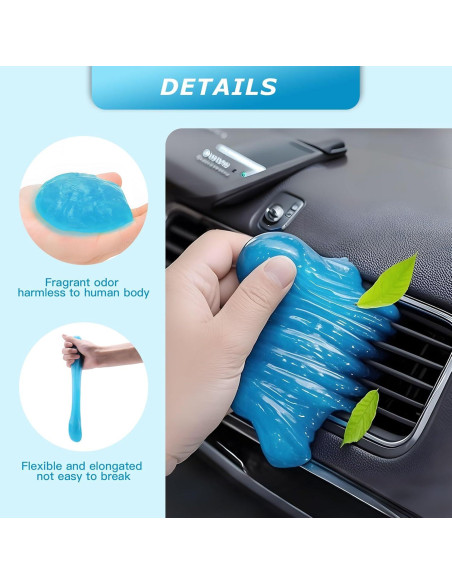 Gel de Limpieza para Autos MysticHome 22.68 g Azul Gel de Limpieza para Autos MysticHome 22.68 g Azul