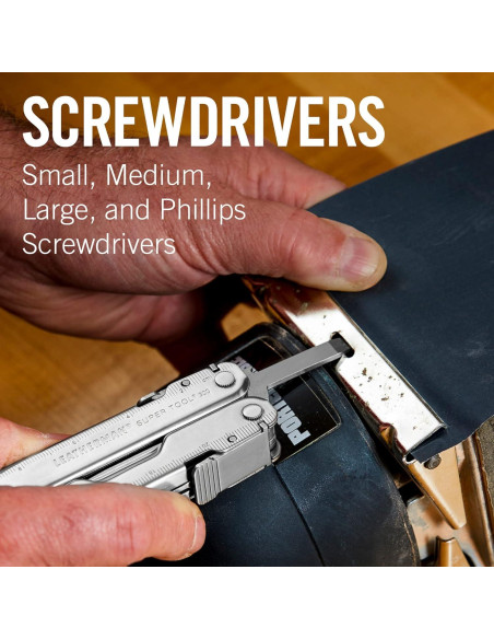 Multiherramienta Leatherman Super Tool 300 - 19 Herramientas, Acero Inoxidable Multiherramienta Leatherman Super Tool 300 - 19 Herramientas, Acero Inoxidable