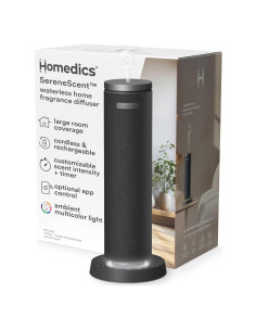 Difusor de Aromas Homedics SereneScent Recargable Negro