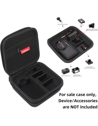 Funda Dura para DJI Osmo Action 5 Pro/4/3 - Negra