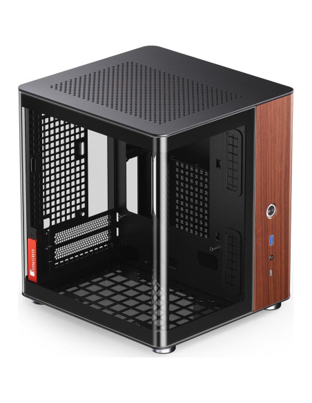Gabinete Mini Torre JONSBO TK-0 Negro ITX DTX Aluminio Gabinete Mini Torre JONSBO TK-0 Negro ITX DTX Aluminio