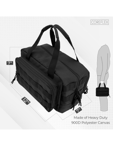 Bolsa de Herramientas Multiusos Coreflex 30x18x18 cm - Negra Bolsa de Herramientas Multiusos Coreflex 30x18x18 cm - Negra