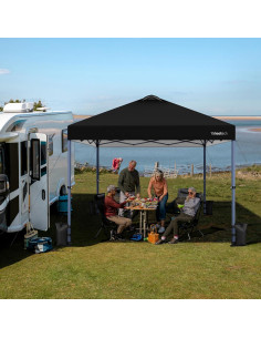 Carpa Plegable Yaheetech 3.05x3.05m Impermeable con Ruedas 2