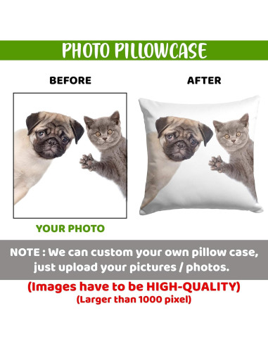 Almohada Personalizada 16x16 cm - Customization Mill - Amor