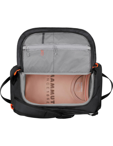 Bolsa de Viaje Mammut 2-Way 140L Negra para Camping Bolsa de Viaje Mammut 2-Way 140L Negra para Camping