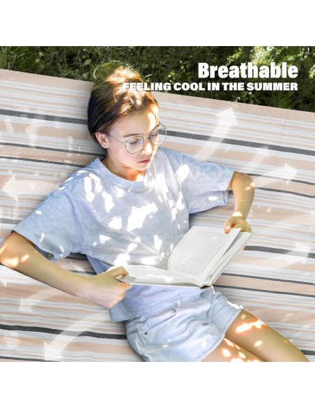 Hamaca Doble Exterior U-PHA 396x140 cm Textilene Beige Negro Hamaca Doble Exterior U-PHA 396x140 cm Textilene Beige Negro