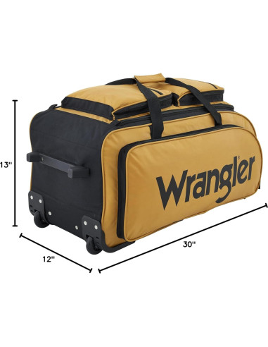 Bolsa de viaje Wrangler Wesley Rolling Duffel 76.2 cm