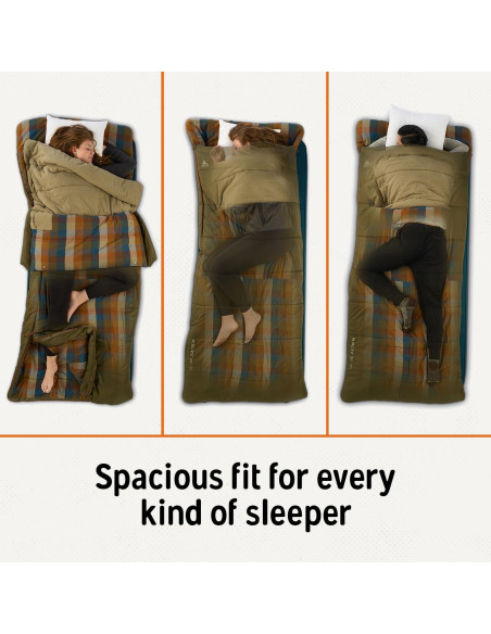 Saco de dormir Kelty Wayback 2.72 kg Rectangular 20C Saco de dormir Kelty Wayback 2.72 kg Rectangular 20C