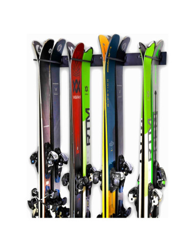 Soporte de Pared para Esquís StoreYourBoard - 8 Pares, Acero Resistente
