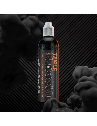 Tinta de Tatuaje Profesional World Famous Triple Blackout 29.57 ml
