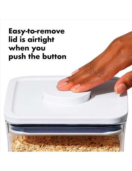 Contenedor OXO Good Grips 0.4 Qt Rectangular Apilable Contenedor OXO Good Grips 0.4 Qt Rectangular Apilable