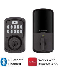 Cerradura Inteligente Kwikset Aura Bluetooth Teclado Negro Mate 2