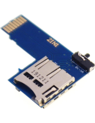 Adaptador de tarjeta TF dual ZEZEFUFU para Raspberry Pi