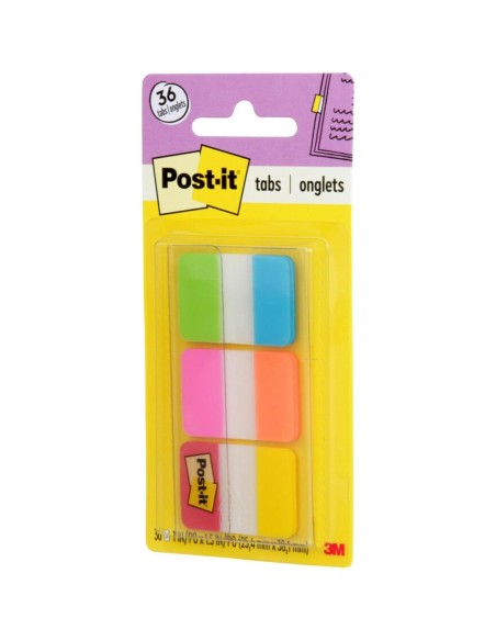 Post-it Pestañas 1" Sólido 6 Colores Dispensador 36 Pestañas Post-it Pestañas 1" Sólido 6 Colores Dispensador 36 Pestañas