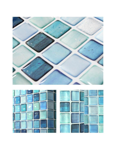 Calcomanías Decorativas BEAUS TILE para Azulejos - 2 Pcs N.Azul