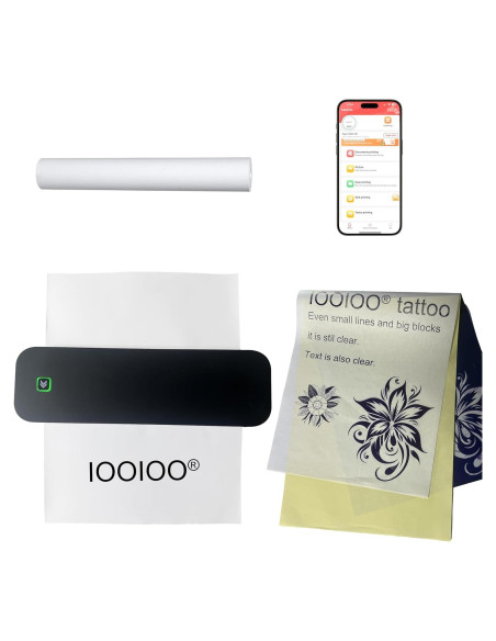 Impresora Térmica Inalámbrica IOOIOO D210 para Tatuajes A4 Impresora Térmica Inalámbrica IOOIOO D210 para Tatuajes A4