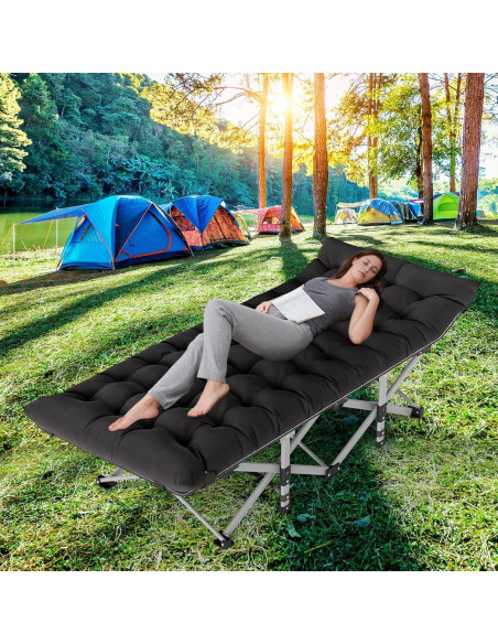 Cama Plegable Seeutek para Adultos 190x71 cm Impermeable Cama Plegable Seeutek para Adultos 190x71 cm Impermeable