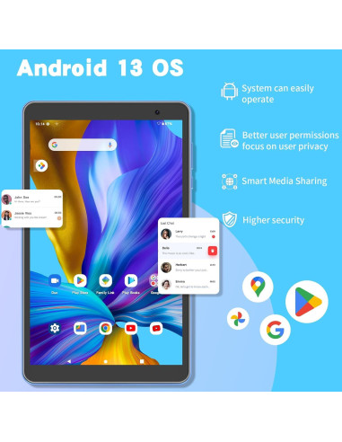 Tableta Android 8 Pulgadas NEWISION L8 8GB RAM 64GB ROM