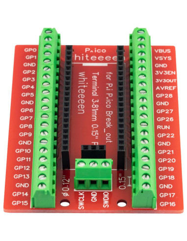 Placa de Expansión 43 Pines 3.81mm para Raspberry Pi Pico - 2 Piezas