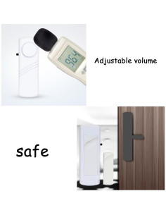 Alarma de Puerta y Ventana Alovexiong 90 dB 2 Pcs Seguridad 2