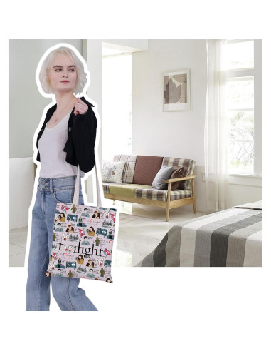 Bolsa Tote VAMSII Crepúsculo 40x35 cm para Maquillaje