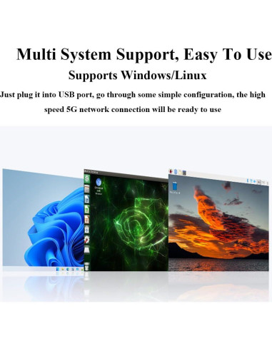Módulo Dongle 5G UeeKKoo M.2 Tipo B con Disipador de Aluminio