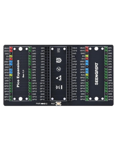 Placa de Expansión Raspberry Pi Pico con 2 Conectores 2x20 Pines